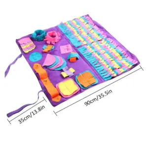 Dog Snuffle Mat - Nosework Puzzle Feeding Blanket