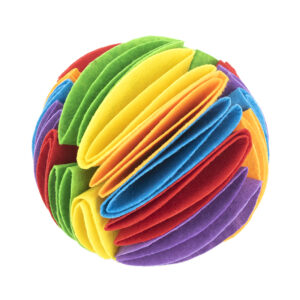 Foldable Snuffle Ball - Interactive Treat Puzzle Toy for Dogs